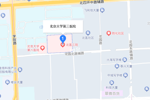 北医三院在花园北路49号